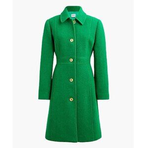 NWOT Green wool blend Lady Day Coat by JCrew